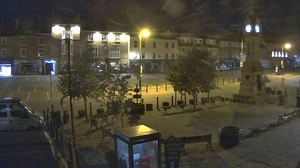 Thirsk webcam overlooking the Market Place