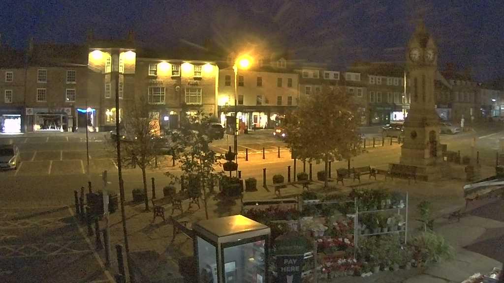 Thirsk webcam overlooking the Market Place