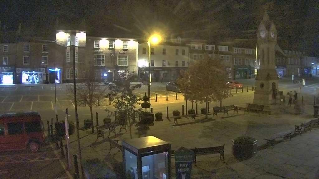 Thirsk webcam overlooking the Market Place