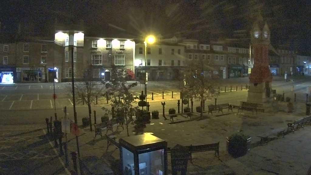 Thirsk webcam overlooking the Market Place