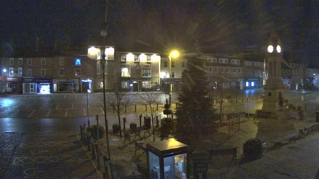 Thirsk webcam overlooking the Market Place
