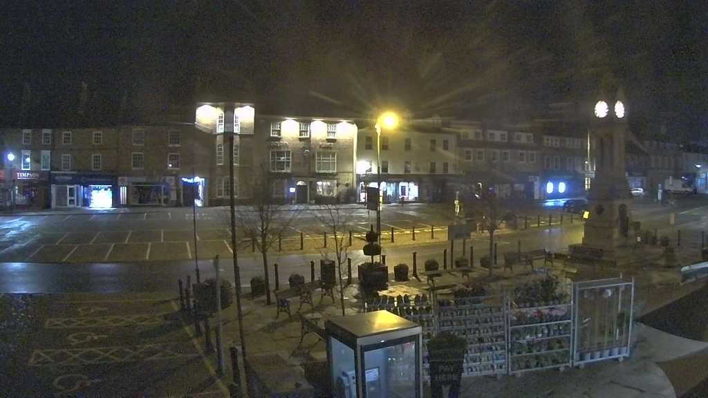 Thirsk webcam overlooking the Market Place