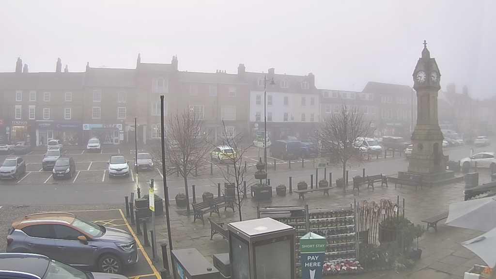 Thirsk webcam overlooking the Market Place