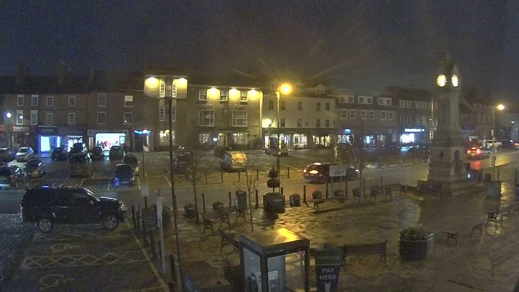 Thirsk webcam overlooking the Market Place