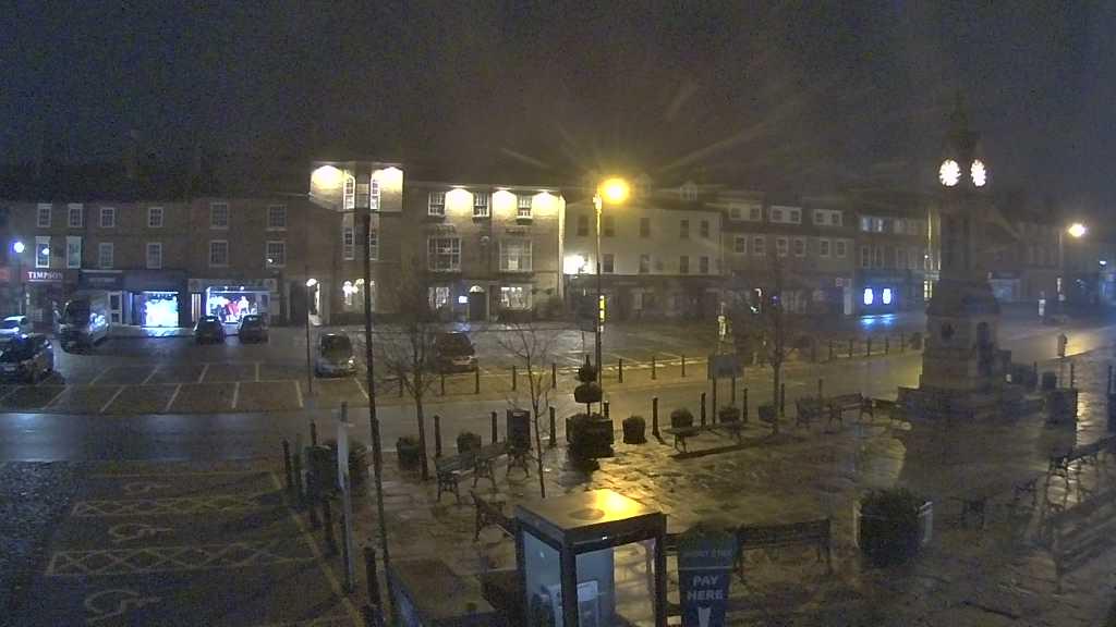 Thirsk webcam overlooking the Market Place