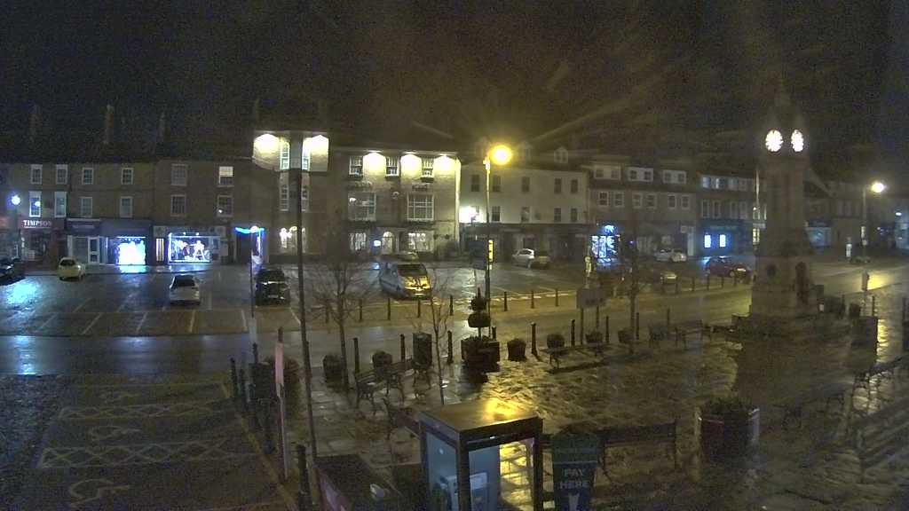 Thirsk webcam overlooking the Market Place