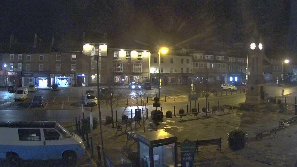 Thirsk webcam overlooking the Market Place