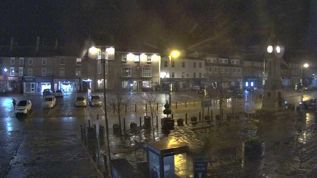 Thirsk webcam overlooking the Market Place