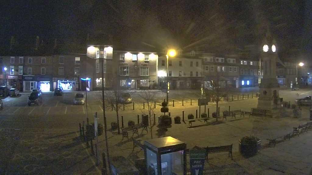 Thirsk webcam overlooking the Market Place