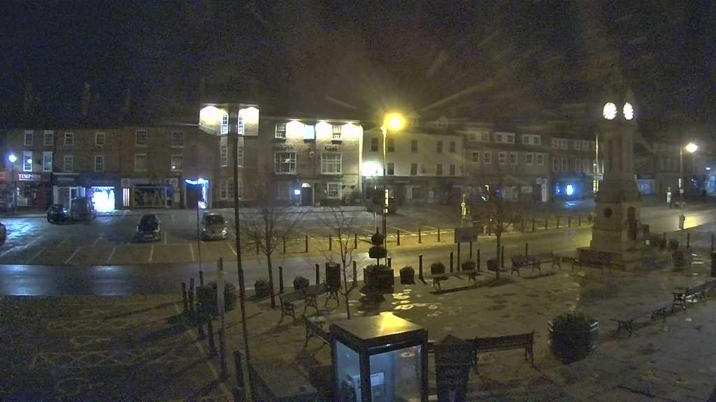 Thirsk webcam overlooking the Market Place