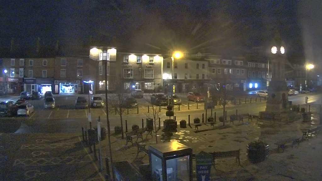 Thirsk webcam overlooking the Market Place