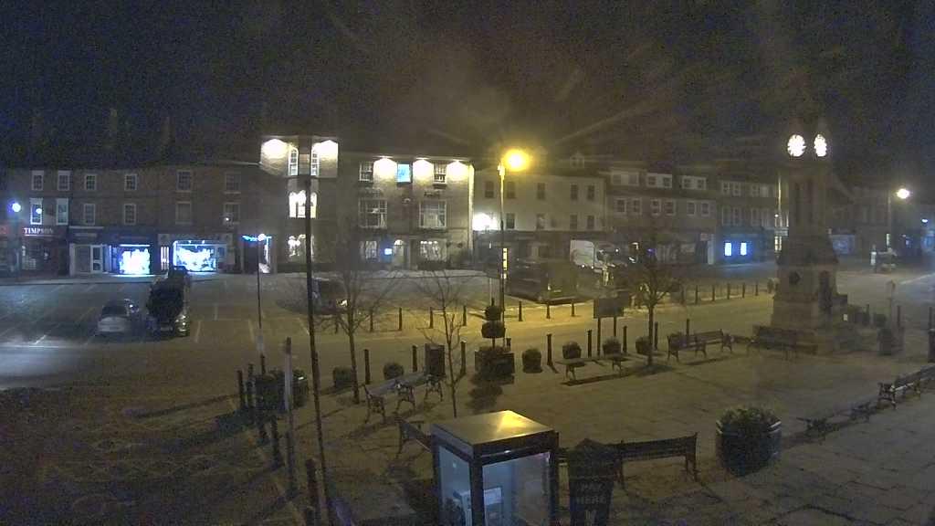 Thirsk webcam overlooking the Market Place
