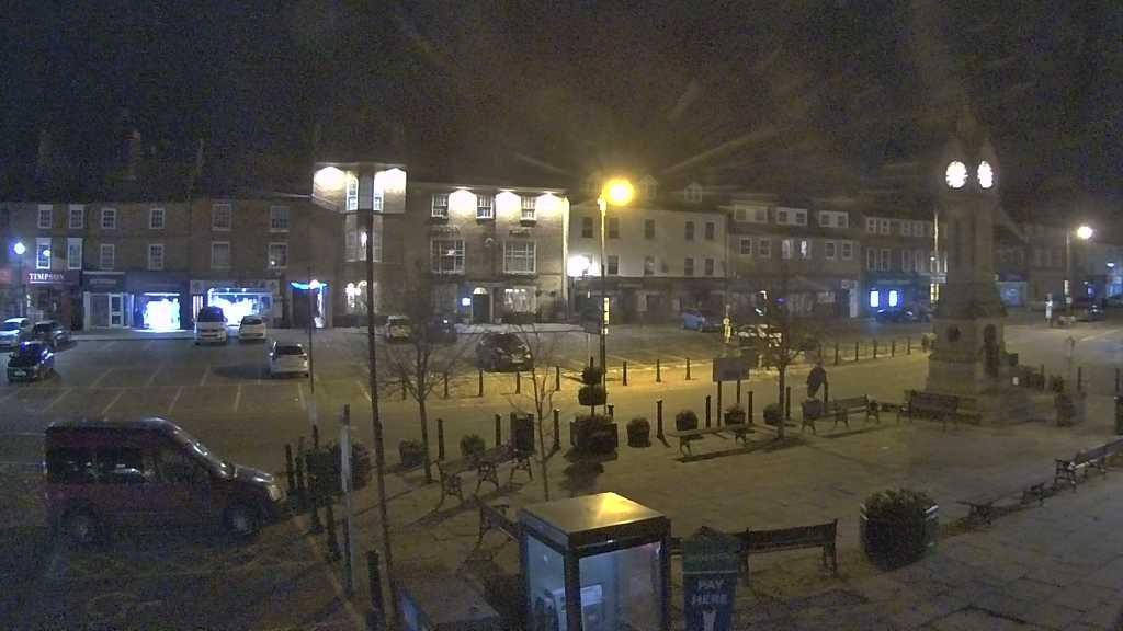 Thirsk webcam overlooking the Market Place