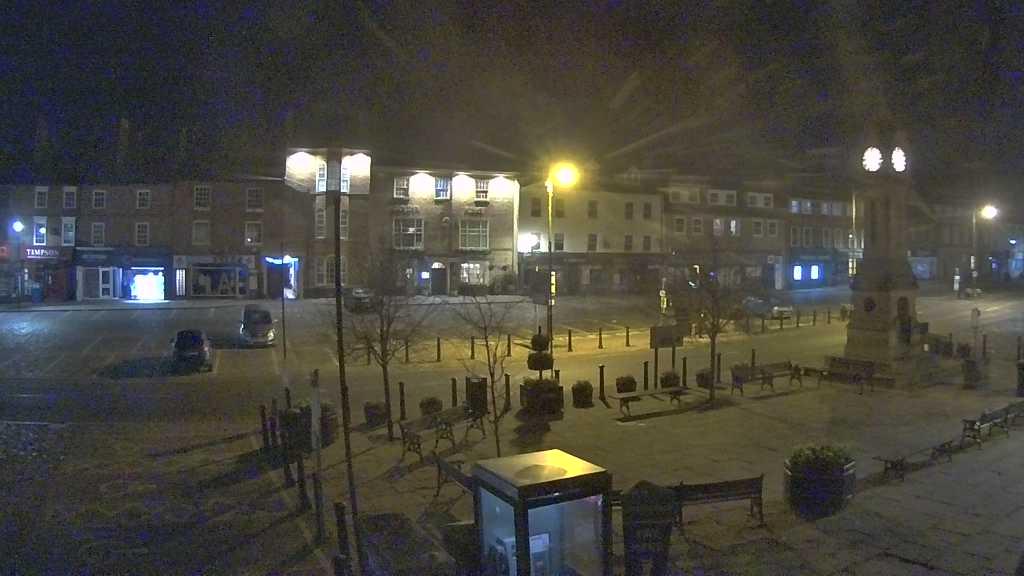 Thirsk webcam overlooking the Market Place