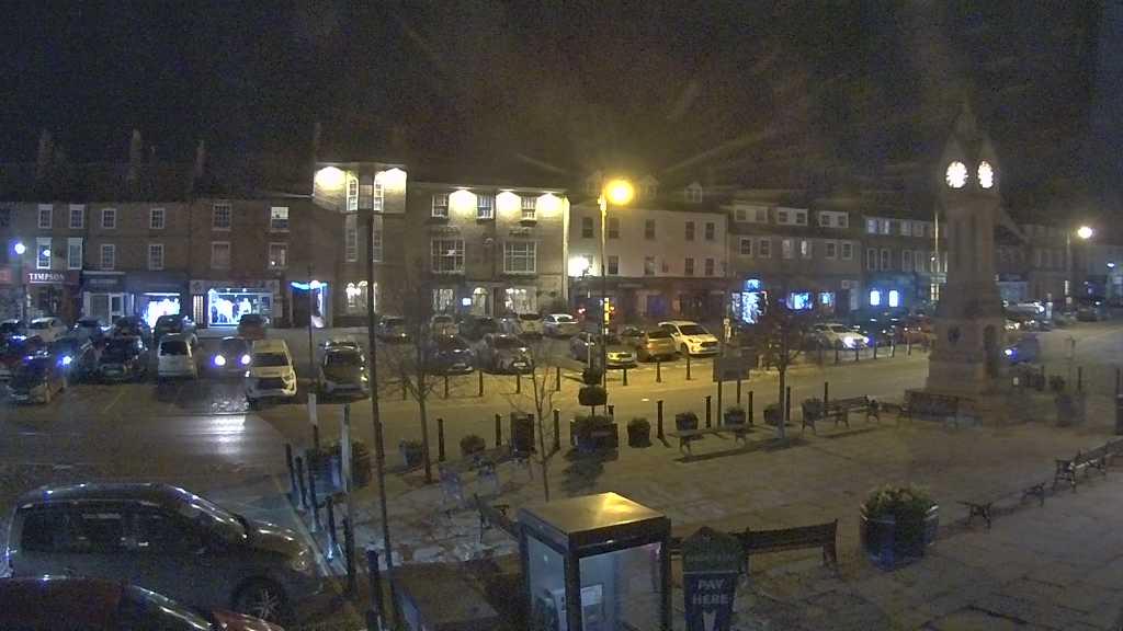 Thirsk webcam overlooking the Market Place
