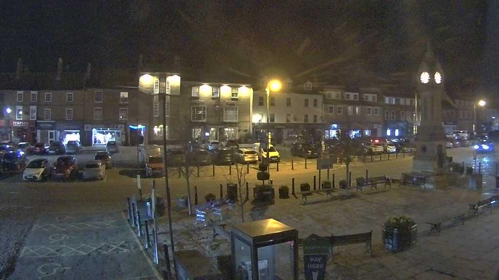 Thirsk webcam overlooking the Market Place