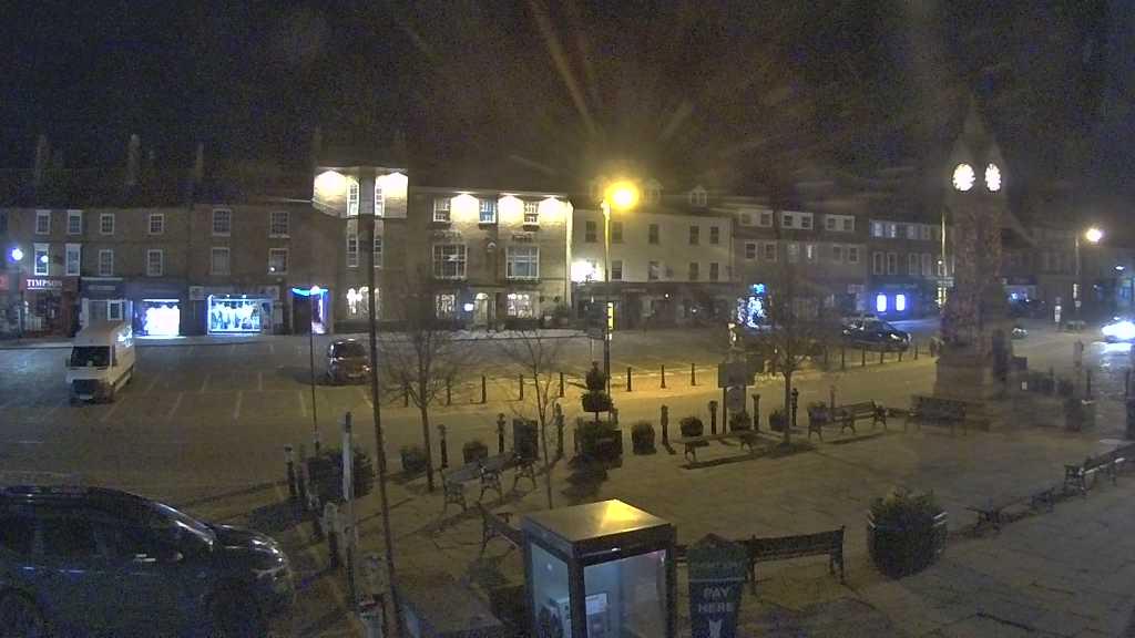 Thirsk webcam overlooking the Market Place