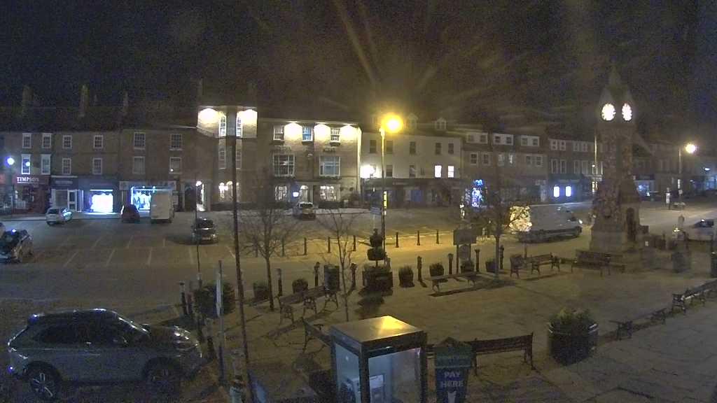 Thirsk webcam overlooking the Market Place
