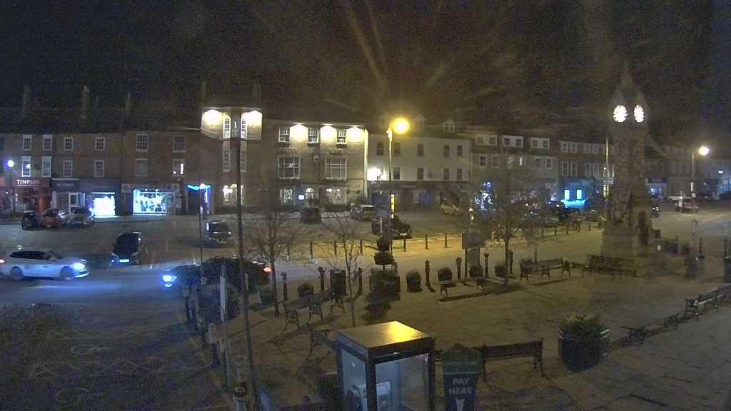Thirsk webcam overlooking the Market Place
