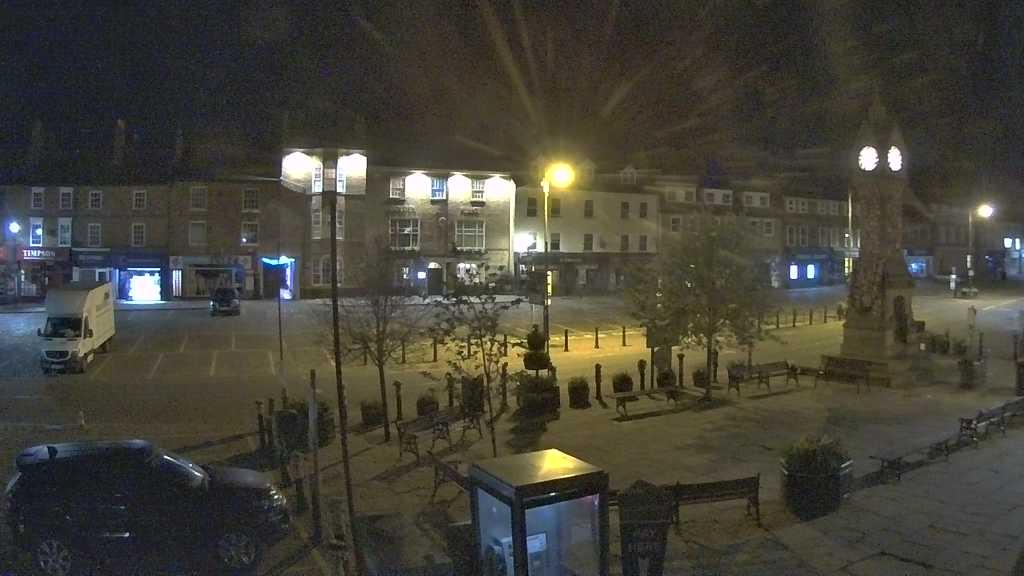 Thirsk webcam overlooking the Market Place