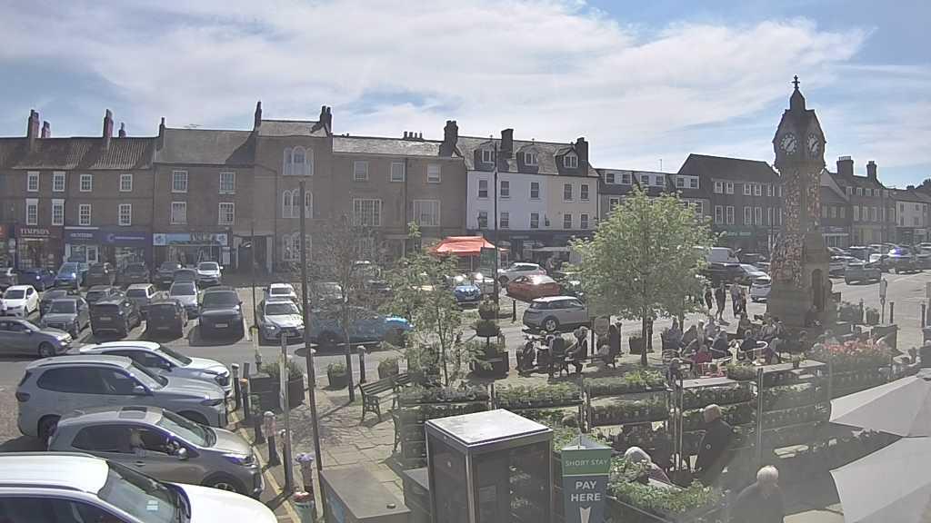Thirsk webcam overlooking the Market Place