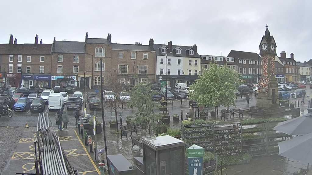 Thirsk webcam overlooking the Market Place