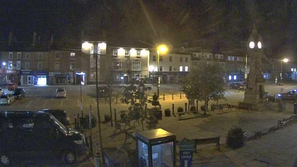 Thirsk webcam overlooking the Market Place