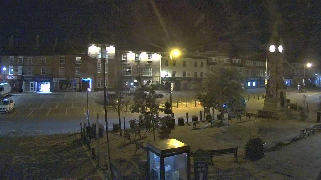 Thirsk webcam overlooking the Market Place