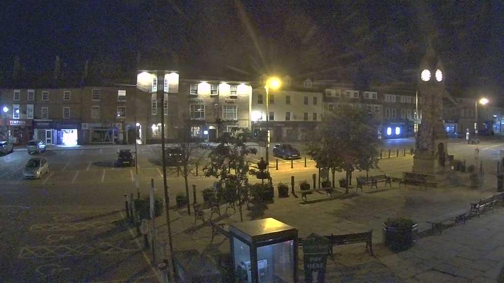 Thirsk webcam overlooking the Market Place