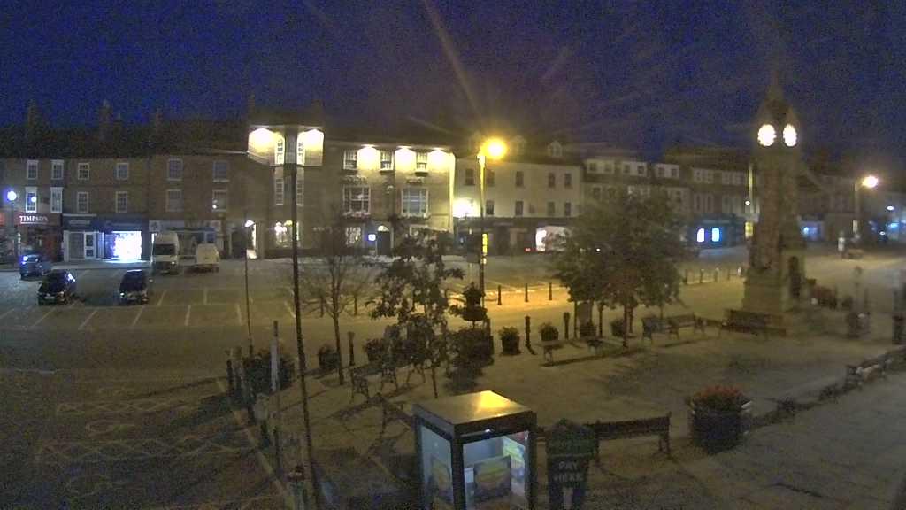 Thirsk webcam overlooking the Market Place