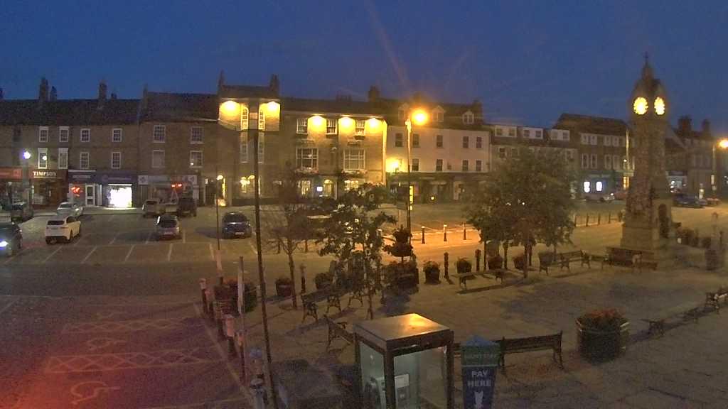 Thirsk webcam overlooking the Market Place